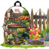 Monogram Bloementuin / Mastertuinier  Bedrukte Rugzak