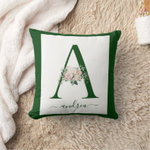 Monogram bloemletter A