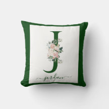 Monogram bloemletter J