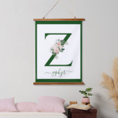 Monogram Bloemletter Z Hangend Wandkleed (Slaapkamer)