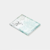 Monogram | Bloemspuit II Post-it® Notes (Schuin)