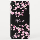  monogram bloesems Floral Cherry Case-Mate iPhone Case (Achterkant)