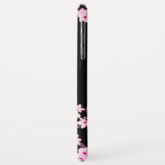 monogram bloesems Floral Cherry Case-Mate iPhone Case (Achterkant/links)