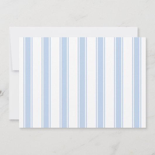 Monogram Blue Bow Welkom Baby Boy Foto Aankondiging (Achterkant)