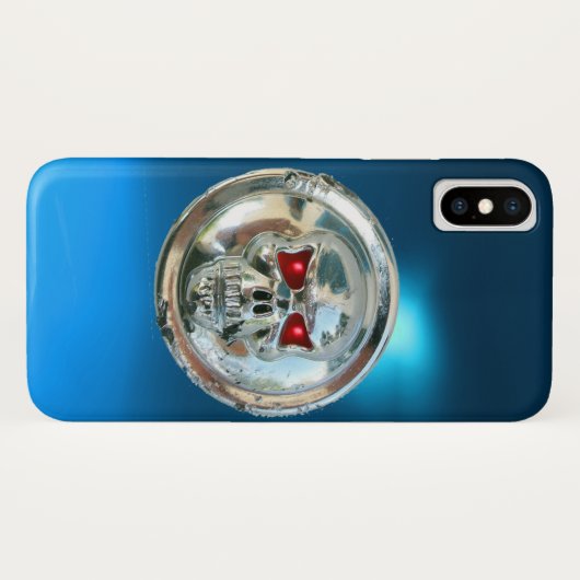 MONOGRAM blue Case-Mate iPhone Case (Achterkant (horizontaal))