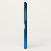 MONOGRAM blue Case-Mate iPhone Case (Achterkant/links)