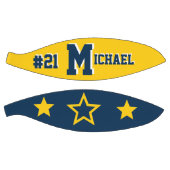 Monogram Blue en Maze Gold Basketbal (Panelen)