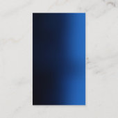 Monogram Blue Gold Visitekaartje (Achterkant)