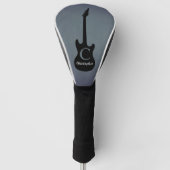 Monogram Blue Grey Electric Guitar Golfheadcover (Voorkant)