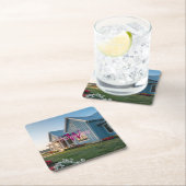 Monogram Blue House Onderzetter Set (Insitu)