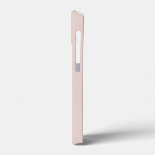 Monogram Blush Gingham Coquette boog patroon Case-Mate iPhone Case (Achterkant / Links)