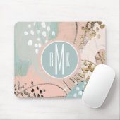 Monogram | Blush & Gold I Muismat (Met muis)