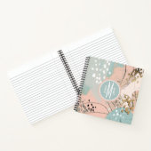 Monogram | Blush & Gold I Notitieboek (Binnen)