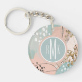 Monogram | Blush & Gold I Sleutelhanger (Voorkant)