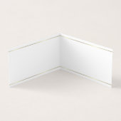 Monogram Blush Pink Gold Clean Sjabloon Moderne Visitekaartje (Binnen)