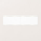 Monogram Blush Pink Gold Clean Sjabloon Moderne Visitekaartje (Binnenkant ongevouwen)