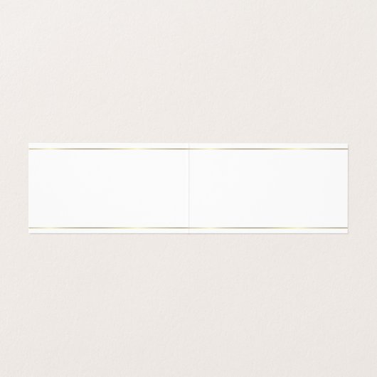 Monogram Blush Pink Gold Clean Sjabloon Moderne Visitekaartje (Binnenkant ongevouwen)