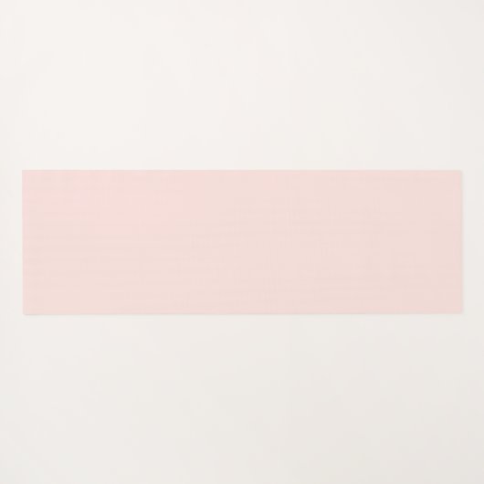 Monogram Blush Pink Gold Girl Power Ze is Magic Yogamat (Achterkant (horizontaal))