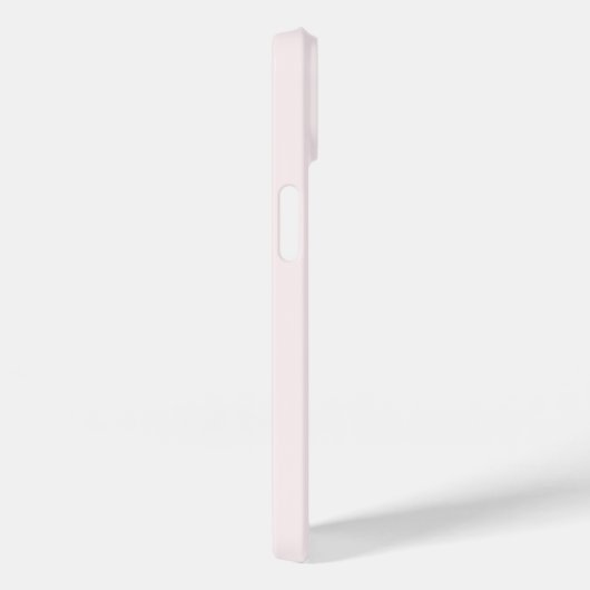 Monogram Blush Pink Modern Minimalist Feminine Case-Mate iPhone Case (Achterkant / Rechts)