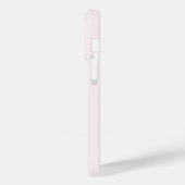 Monogram Blush Pink Modern Minimalist Feminine Case-Mate iPhone Case (Achterkant / Links)