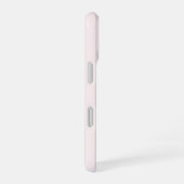 Monogram Blush Pink Modern Minimalist Feminine iPhone 16 Hoesje (Rechterkant)