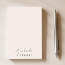 Monogram Blush Pink | Moderne, minimalistische vro