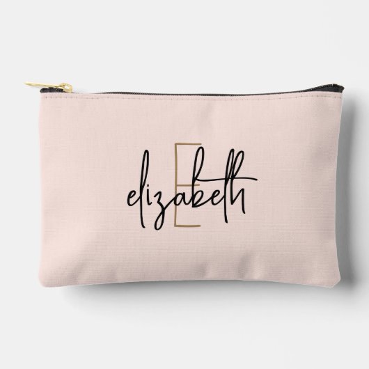 Monogram Blush Roze Cosmetische/Accessoire Make-up Etui (Voorkant)