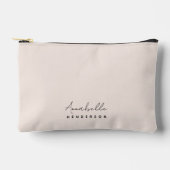 Monogram Blush Roze | Modern Minimalistische Vrouw Etui (Voorkant)