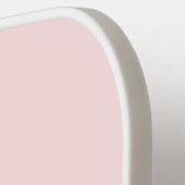 Monogram Blush Roze | Vrouwelijke Minimalistische  Pickleball Paddle (Links Detail)
