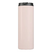 Monogram blush roze wit chic thermosbeker (Achterkant)
