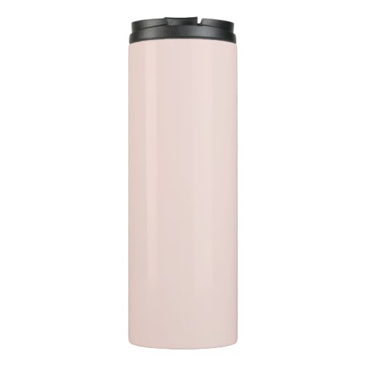 Monogram blush roze wit chic thermosbeker (Achterkant)