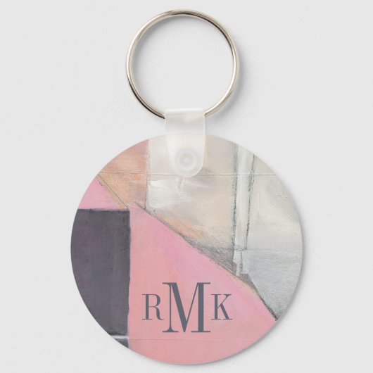 Monogram | Blushing Bride Sleutelhanger (Voorkant)