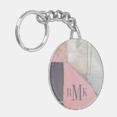 Monogram | Blushing Bride Sleutelhanger (Voorkant Links)