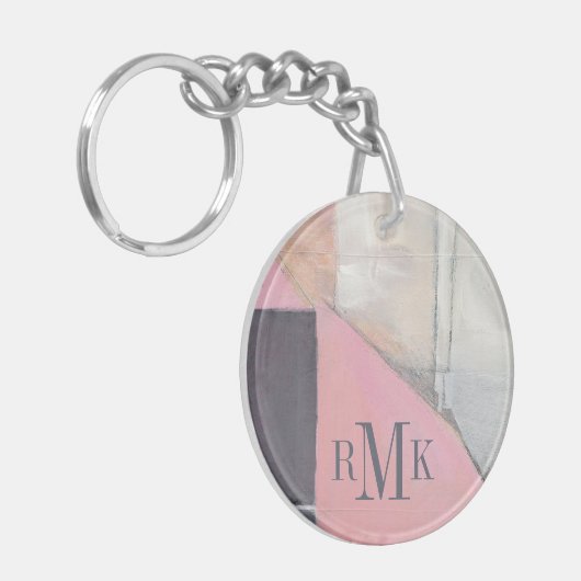 Monogram | Blushing Bride Sleutelhanger (Voorkant Links)