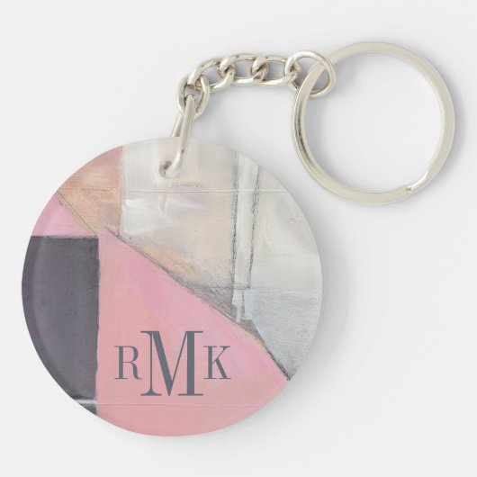 Monogram | Blushing Bride Sleutelhanger (Achterkant)