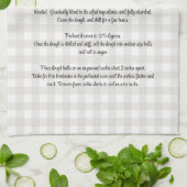 Monogram Boerderij Recept Keepsake Buffalo Plaid Theedoek (Gevouwen)