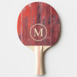 Monogram Boerderijplanken in Distressed Look Tafeltennisbatje