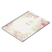 Monogram Bohemian  Waterverf notebook Notitieboek (Linkerzijde)