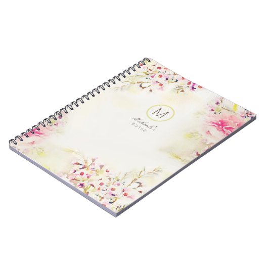 Monogram Bohemian  Waterverf notebook Notitieboek (Linkerzijde)