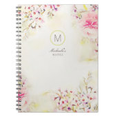 Monogram Bohemian  Waterverf notebook Notitieboek (Voorkant)
