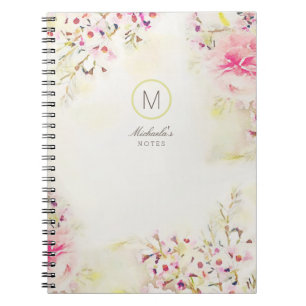 Monogram Bohemian  Waterverf notebook Notitieboek