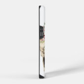 Monogram Boho Floral Skull iPhone Hoesje (Rechterkant)