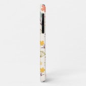 Monogram Boho Flowers iPhone Case (Achterkant/links)