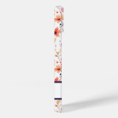 Monogram Boho Wilde Bloemen Roze Paars Oranje Kora Case-Mate iPhone Case (Achterkant / Rechts)