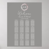 Monogram bord voor weddenschappen poster (Voorkant)