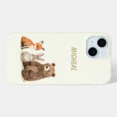 Monogram bosdieren Case-Mate iPhone case (Achterkant (horizontaal))