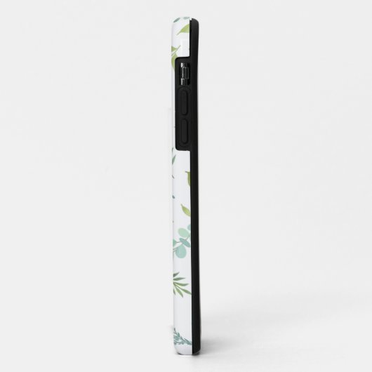 Monogram botanisch blad Case-Mate iPhone case (Achterkant/links)