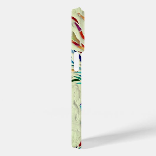 Monogram botanisch groen Case-Mate iPhone case (Achterkant / Rechts)