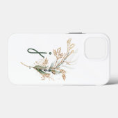 Monogram Botanische Eucalyptus Modern Premium Case-Mate iPhone Case (Achterkant (horizontaal))