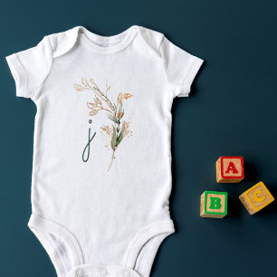 Monogram Botanische Eucalyptus Modern Premium Romper